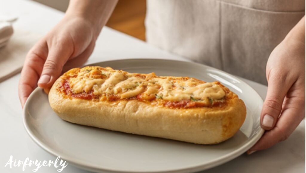 frozen french bread pizza in air fryer