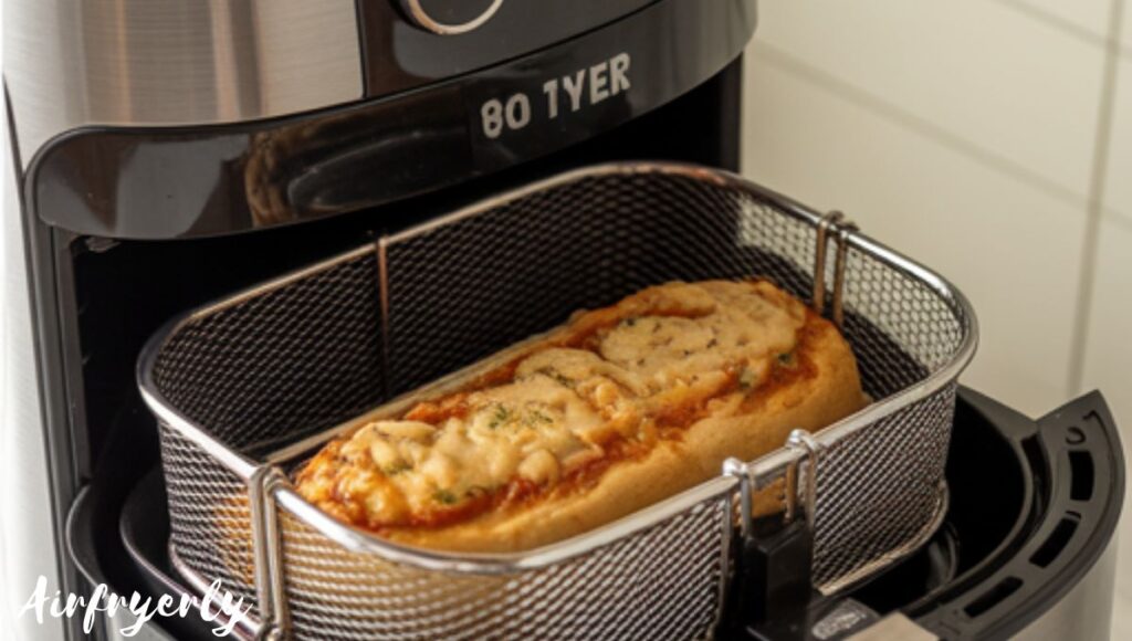 crispy air fryer french bread pizza