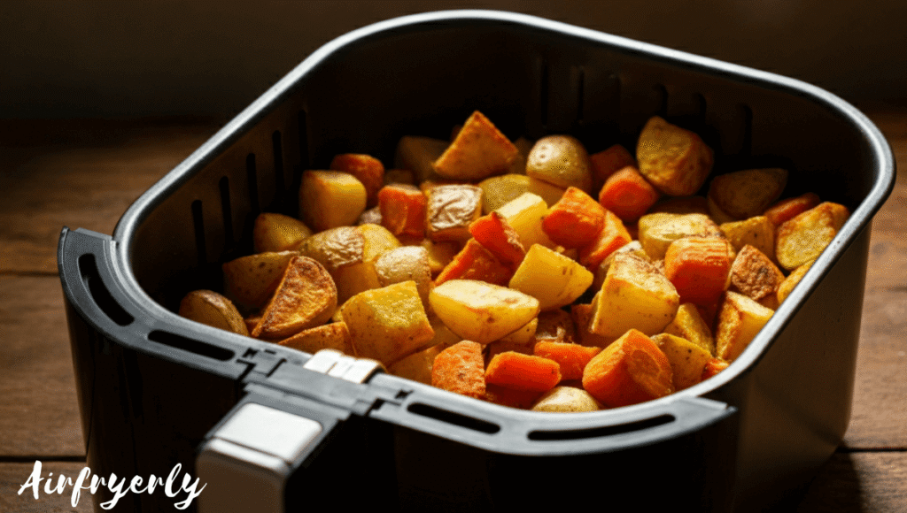 air fryer carrots and potatoes