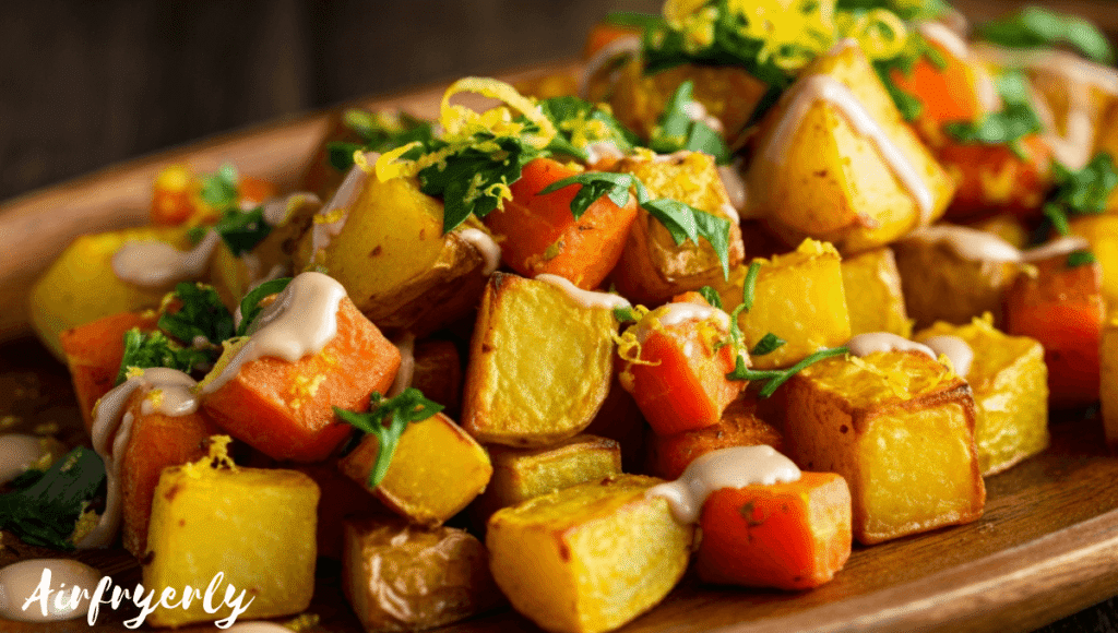 air fryer carrots and potatoes