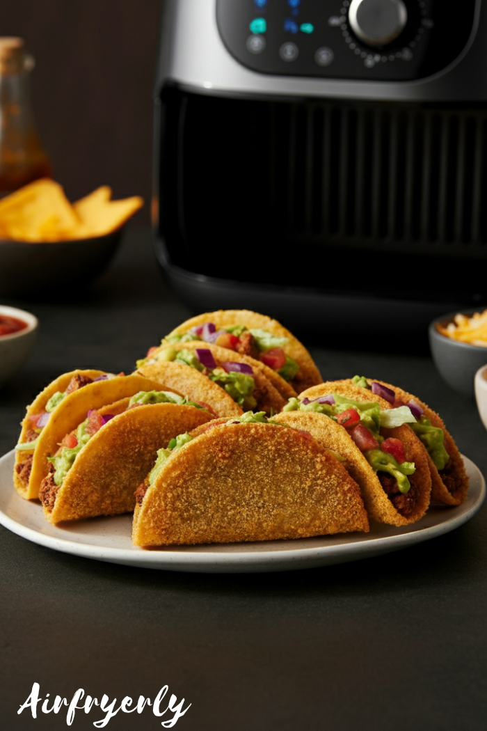 frozen mini tacos in airfryer
