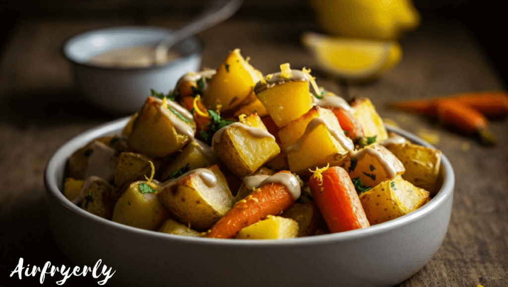 air fryer carrots and potatoes