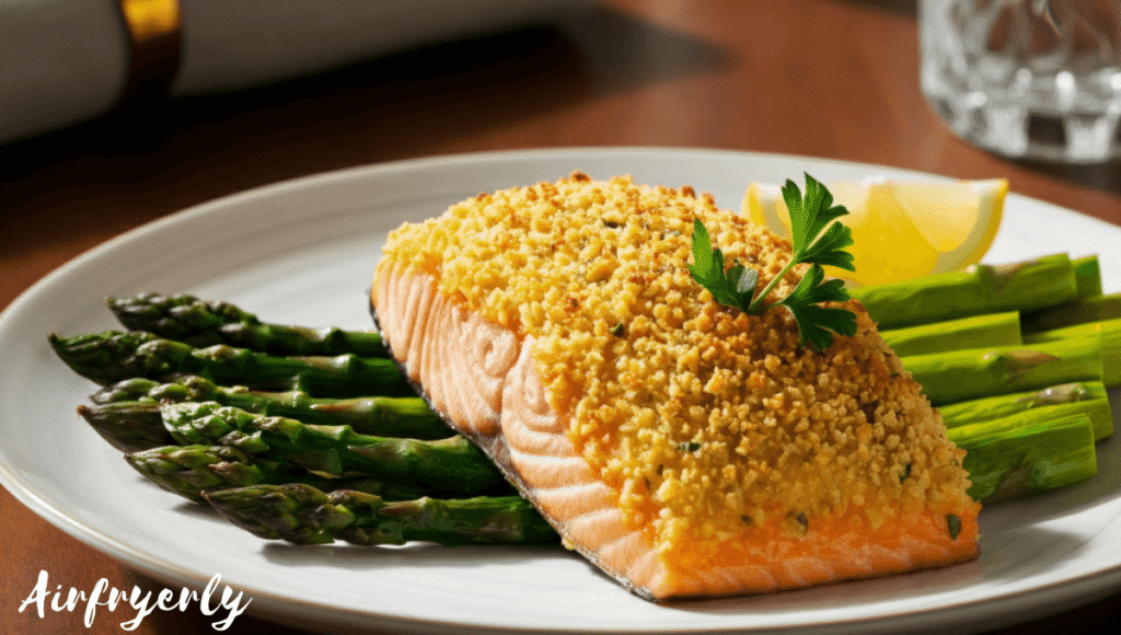 parmesan crusted salmon air fryer