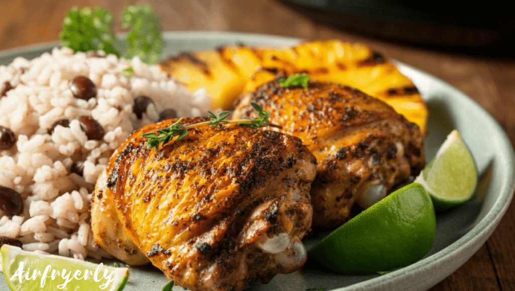 jerk chicken thighs air fryer
