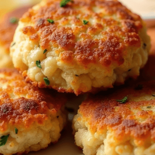 Golden-brown frozen crab cakes in air fryer basket, crispy and flaky with lemon wedges on the side, showing perfect texture and color — How Long to Cook Frozen Crab Cakes in Air Fryer.
