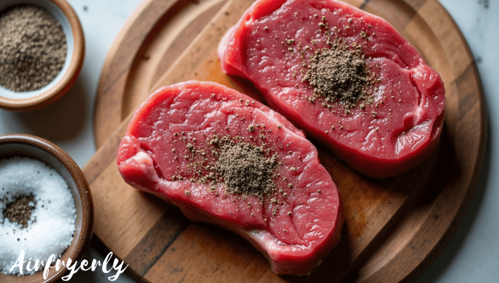 seasoning filet mignon before air frying