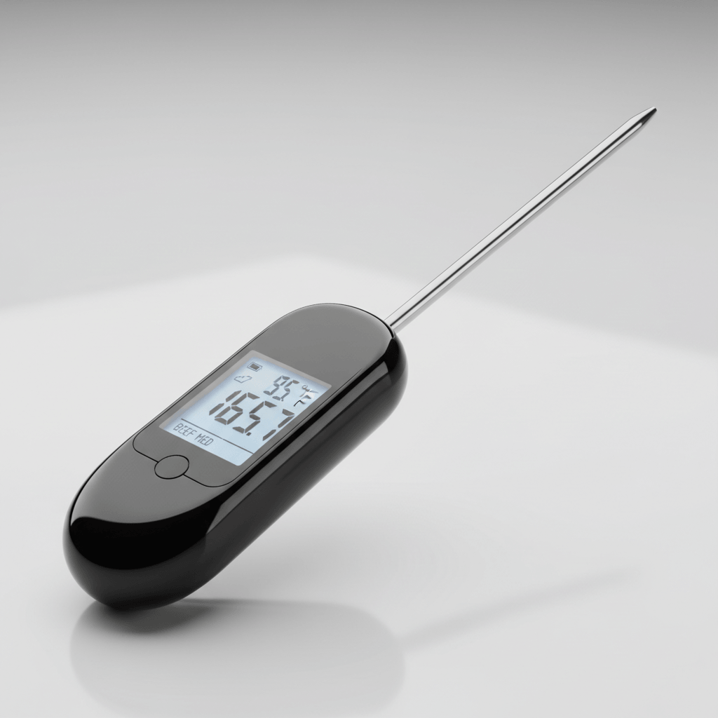 digital instant read meat thermometer for air fryer cooking