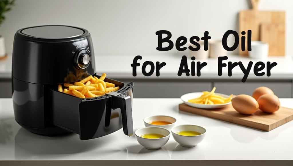 best oil for air fryer with high smoke point oils like avocado olive and coconut oil