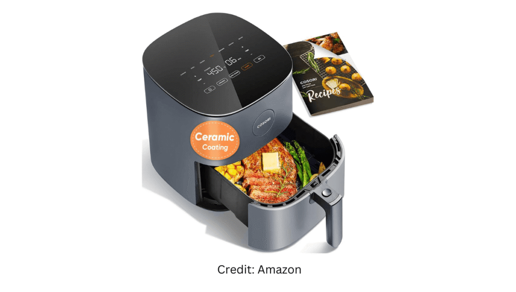 Best air fryer under $100 COSORI 5 quart air fryer with crispy fries and digital controls
