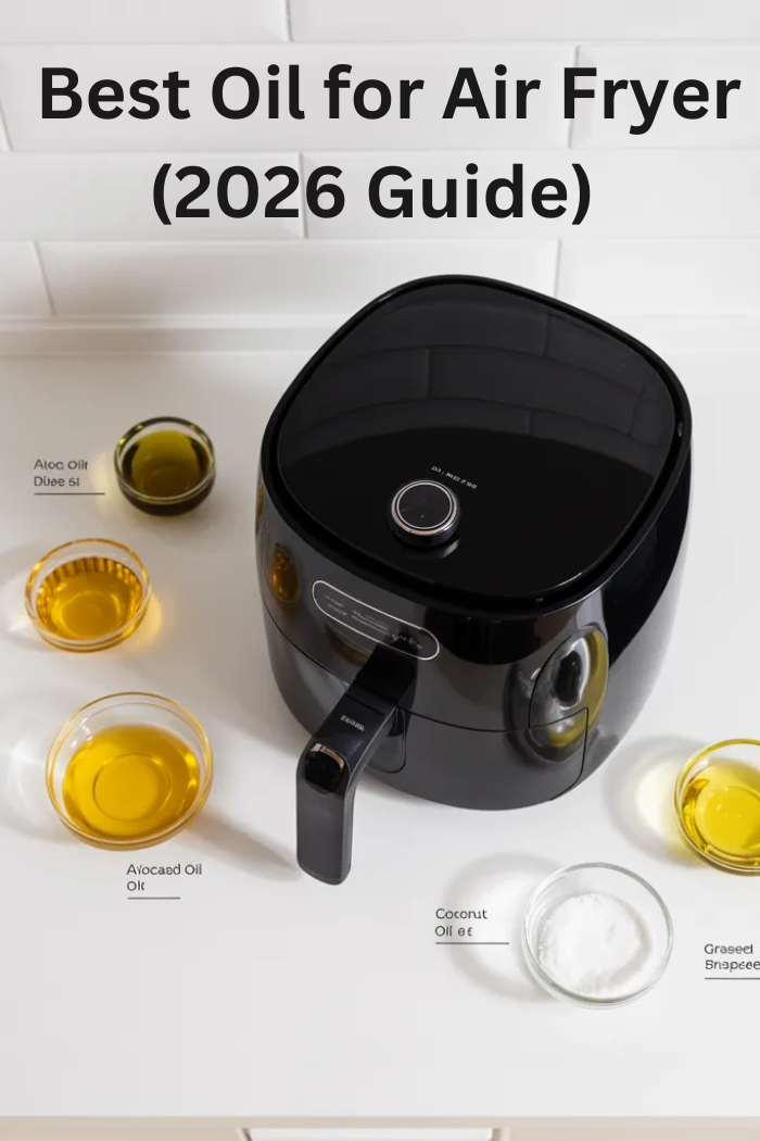 best oil for air fryer with high smoke point oils like avocado olive and coconut oil