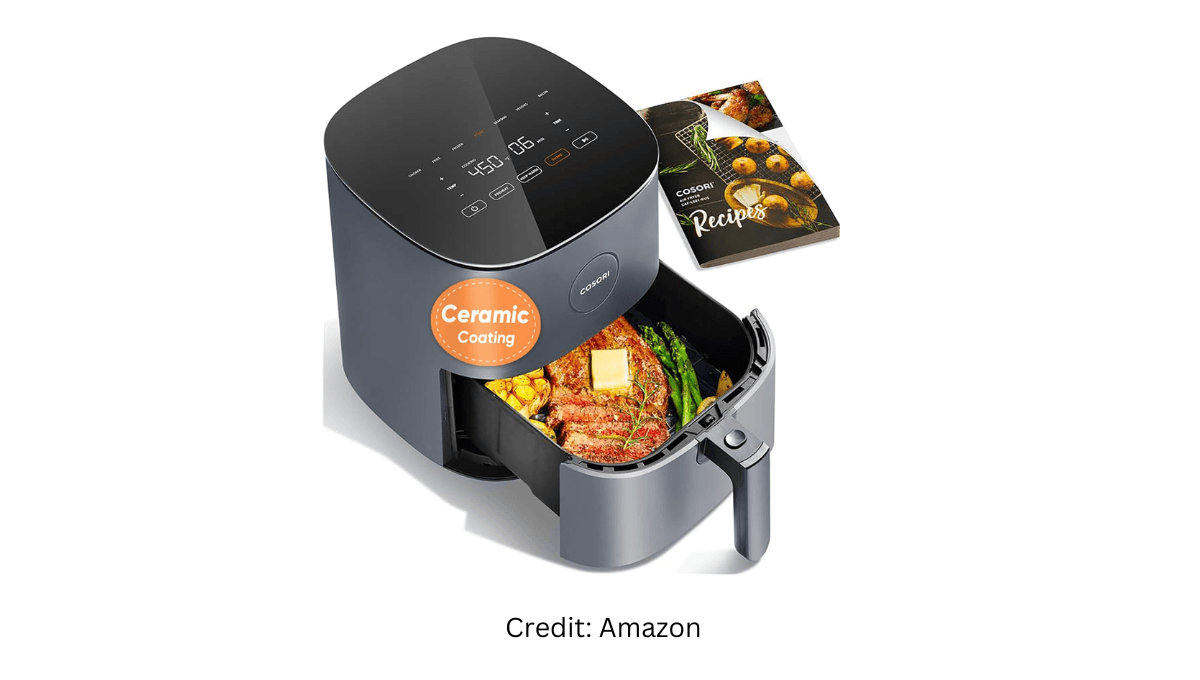 Best air fryer for 2 people – COSORI Pro LE 5 Quart air fryer with quiet operation and premium design