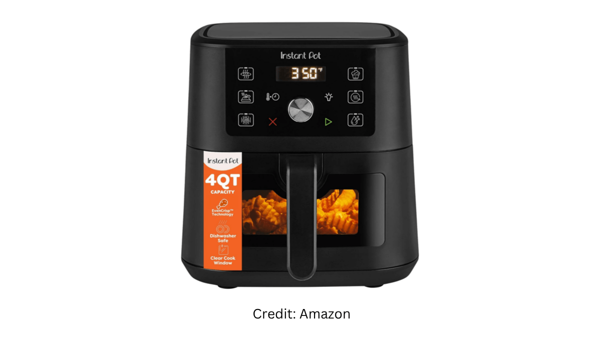 Best air fryer for 2 people – Instant Vortex Plus 4 Quart compact air fryer for small kitchens