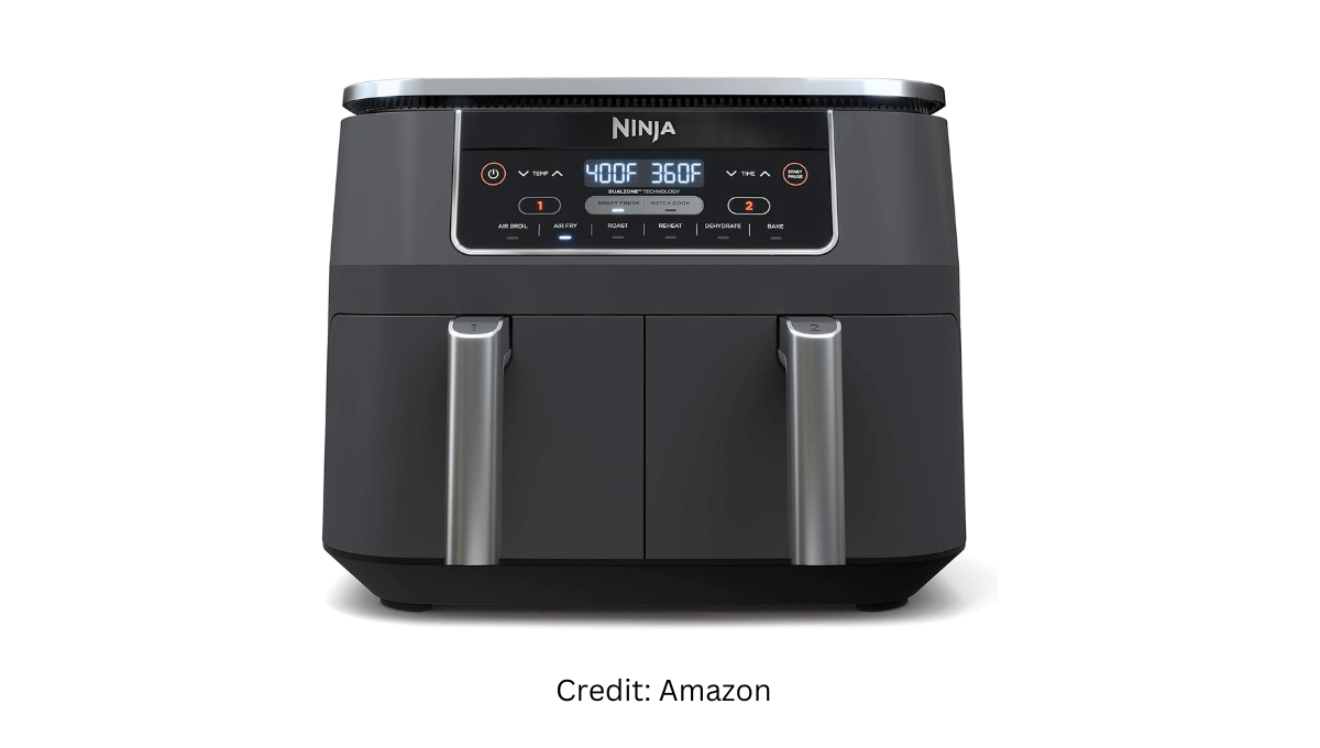 Best air fryer for 2 people – Ninja Foodi DualZone dual basket air fryer for cooking complete meals