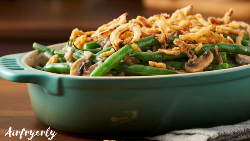 Air Fryer Green Bean Casserole