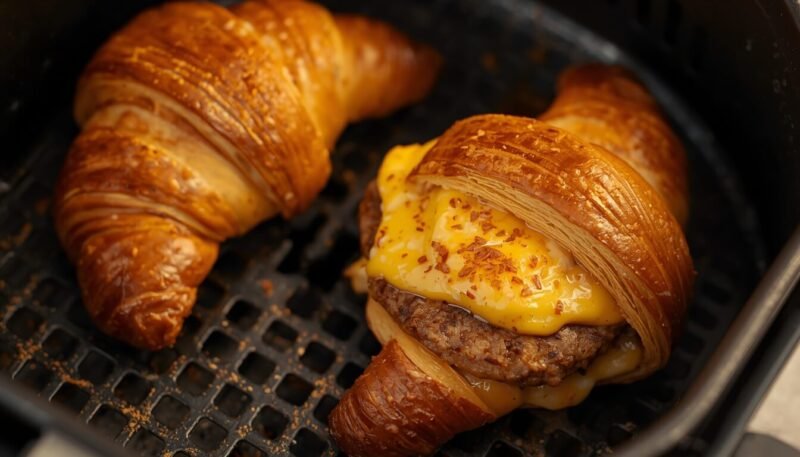 Jimmy Dean croissant sandwich air fryer
